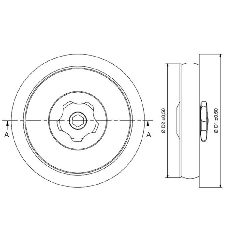 ISOLERET T-STYKKE 8 CM Ø