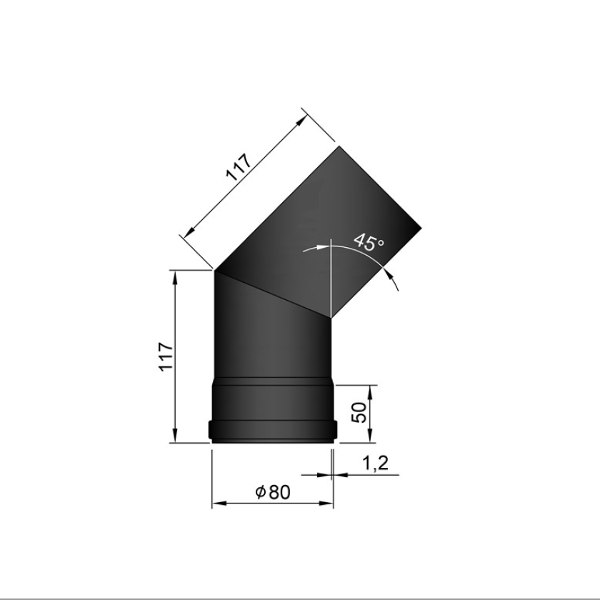 BØJNINGER 8 CM Ø